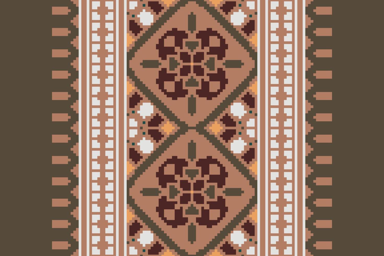 Fashion pattern Seamless Australian aboriginal pattern Motif embroidery, Pixel Ikat embroidery Design for Print kurta pattern mughal motifs tapestry pattern floral repeat vector
