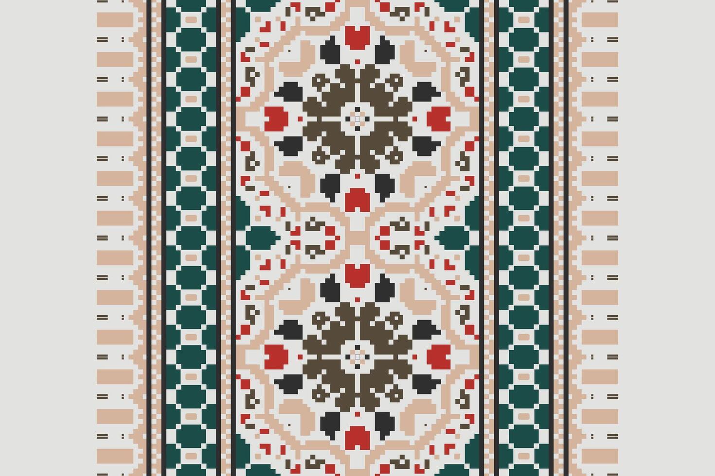 Fashion pattern Seamless Australian aboriginal pattern Motif embroidery, Pixel Ikat embroidery Design for Print scarf hijab pattern kerchief Pixel Ikat Silk kurti model mughal patterns vector