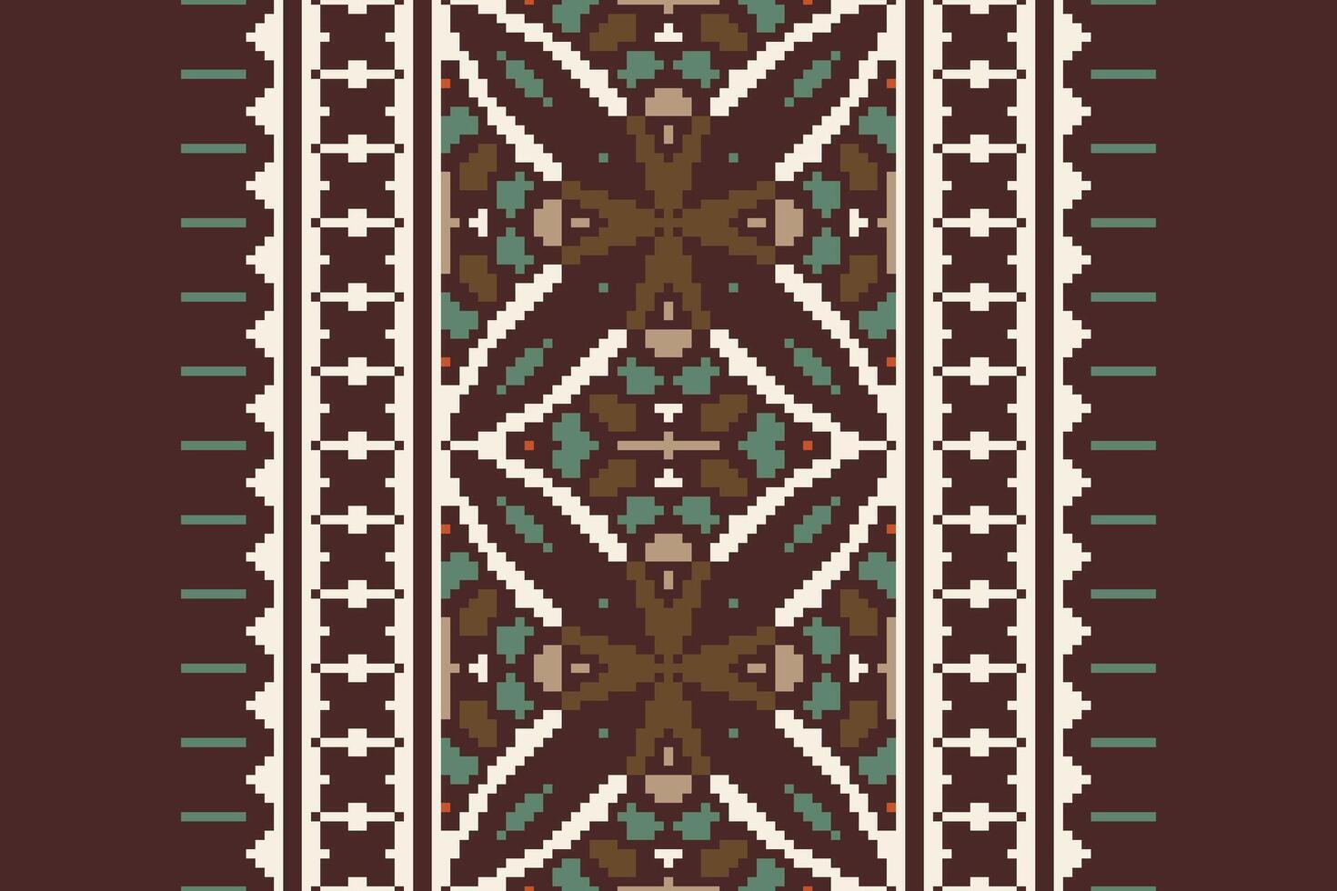 Fashion pattern Seamless Scandinavian pattern Motif embroidery, Pixel Ikat embroidery Design for Print lace pattern turkish ceramic ancient egypt art jacquard pattern vector