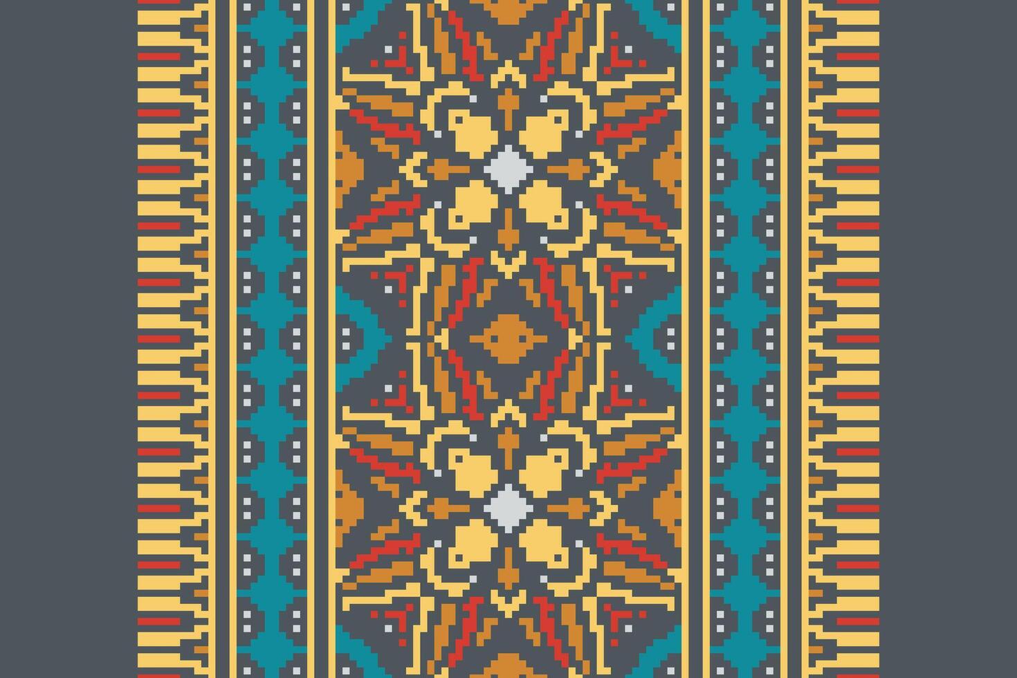 Tissue Dupatta Seamless Australian aboriginal pattern Motif embroidery, Pixel Ikat embroidery Design for Print lace pattern seamless pattern vintage shibori jacquard seamless vector