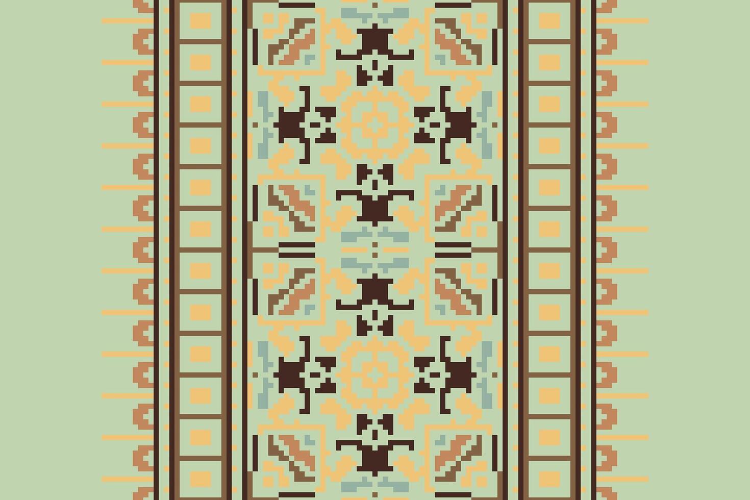 Tissue Dupatta Seamless Scandinavian pattern Motif embroidery, Pixel Ikat embroidery Design for Print lace pattern turkish ceramic ancient egypt art jacquard pattern vector
