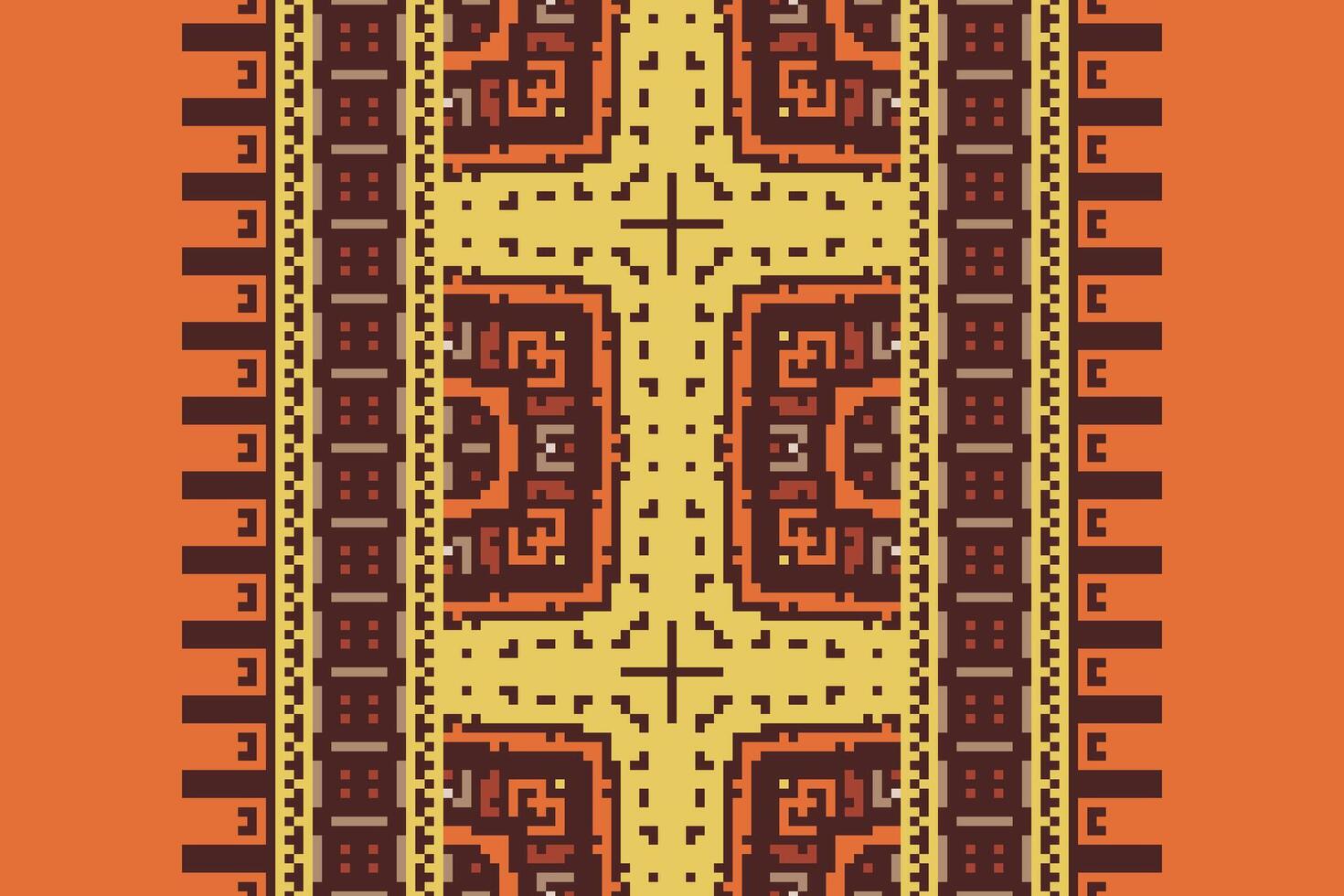 Peruvian pattern Seamless Native American, Motif embroidery, Pixel Ikat embroidery Design for Print border embroidery ancient egypt vector