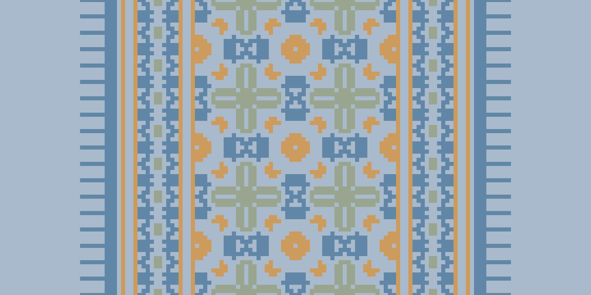 Patchwork pattern Seamless Native American, Motif embroidery, Pixel Ikat embroidery Design for Print lace pattern turkish ceramic ancient egypt art jacquard pattern vector
