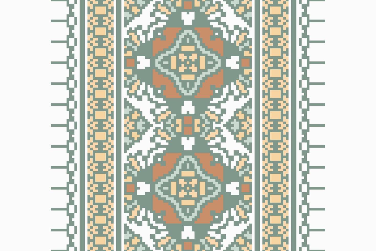 Peruvian pattern Seamless Australian aboriginal pattern Motif embroidery, Pixel Ikat embroidery Design for Print kurta pattern mughal motifs tapestry pattern floral repeat vector