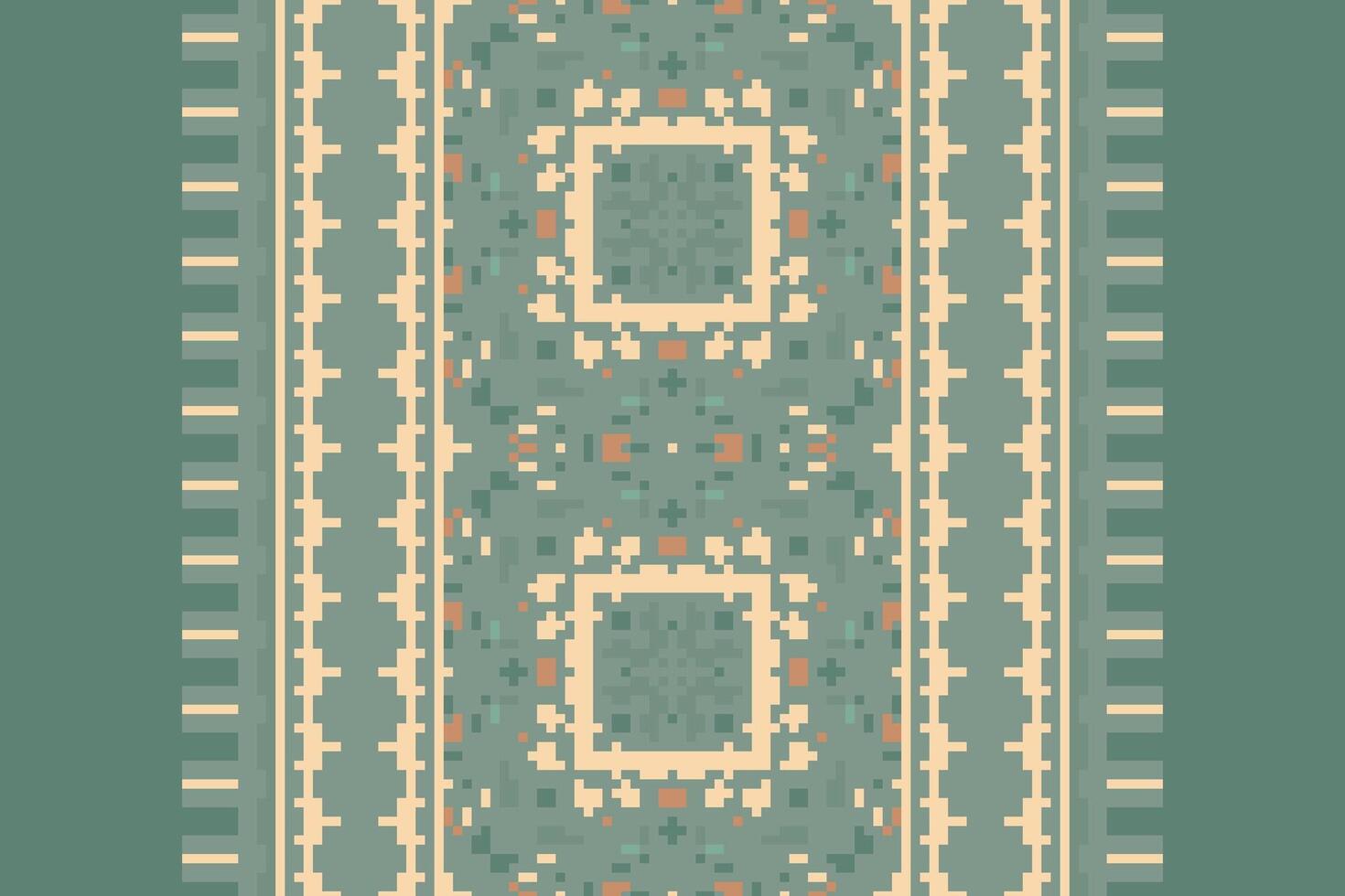 Peruvian pattern Seamless Australian aboriginal pattern Motif embroidery, Pixel Ikat embroidery Design for Print scarf hijab pattern kerchief Pixel Ikat Silk kurti model mughal patterns vector