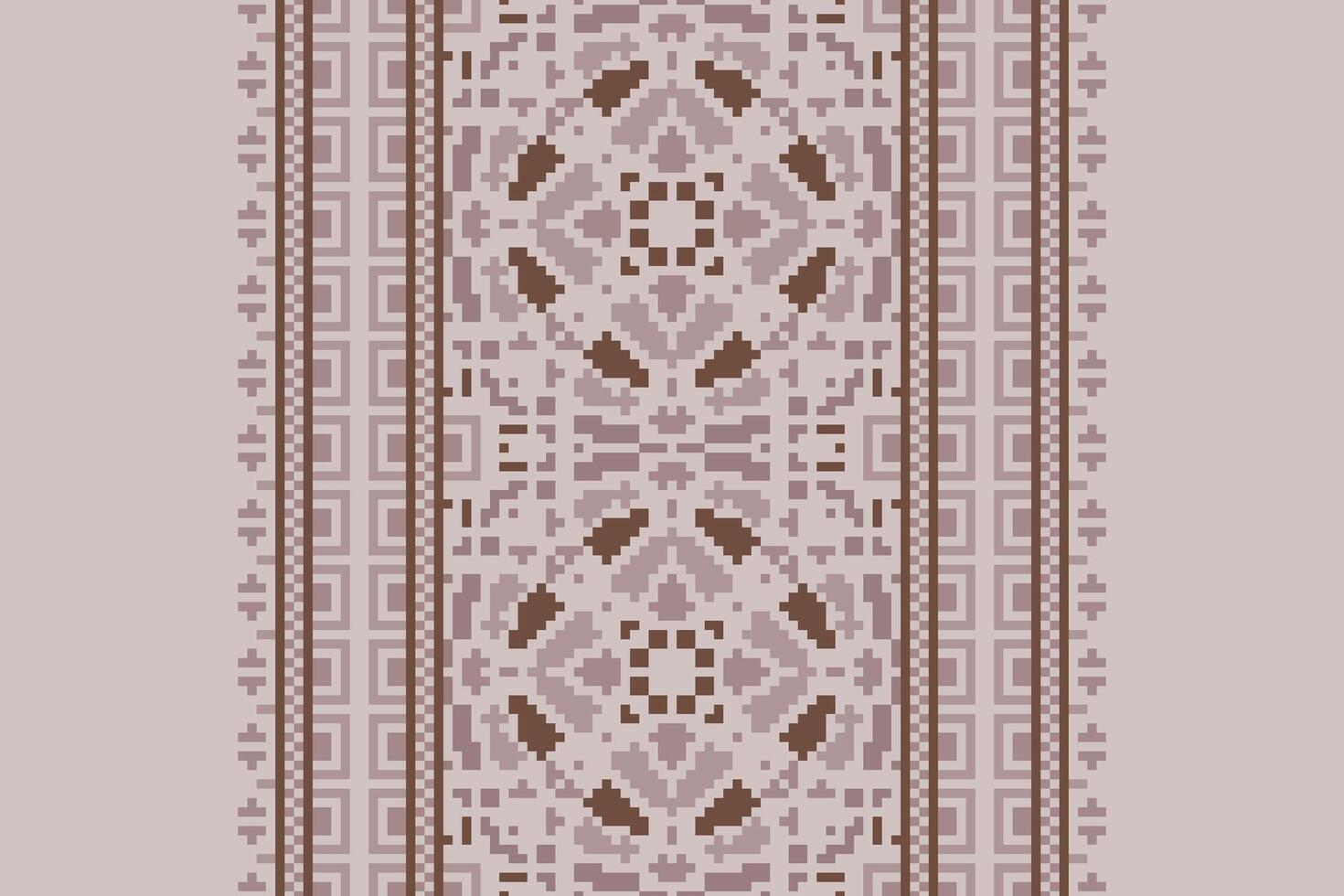 Patola sari Seamless Native American, Motif embroidery, Pixel Ikat embroidery Design for Print australian curtain pattern geometric pillow model kurti mughal flowers vector