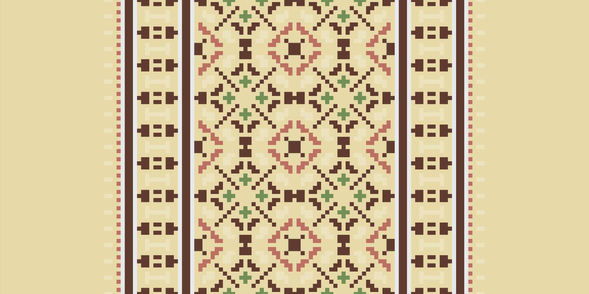 Patchwork pattern Seamless Bandana print silk Motif embroidery, Pixel Ikat embroidery Design for Print australian curtain pattern geometric pillow model kurti mughal flowers vector