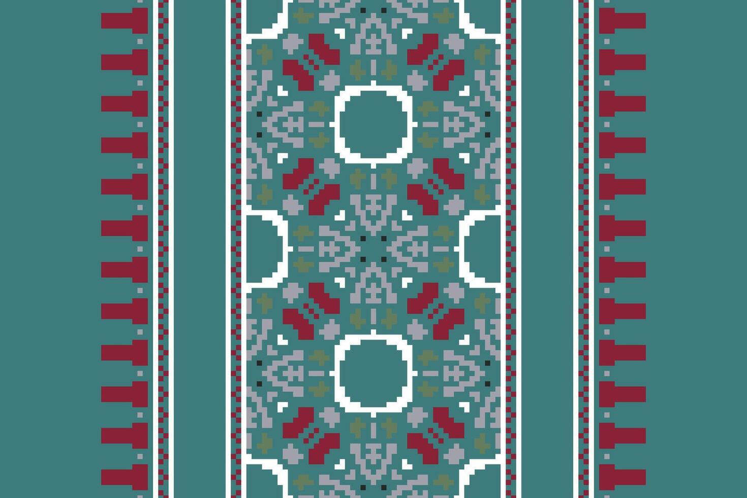 Kilim Pattern Seamless Native American, Motif embroidery, Pixel Ikat embroidery Design for Print jacquard slavic pattern folklore pattern kente arabesque vector