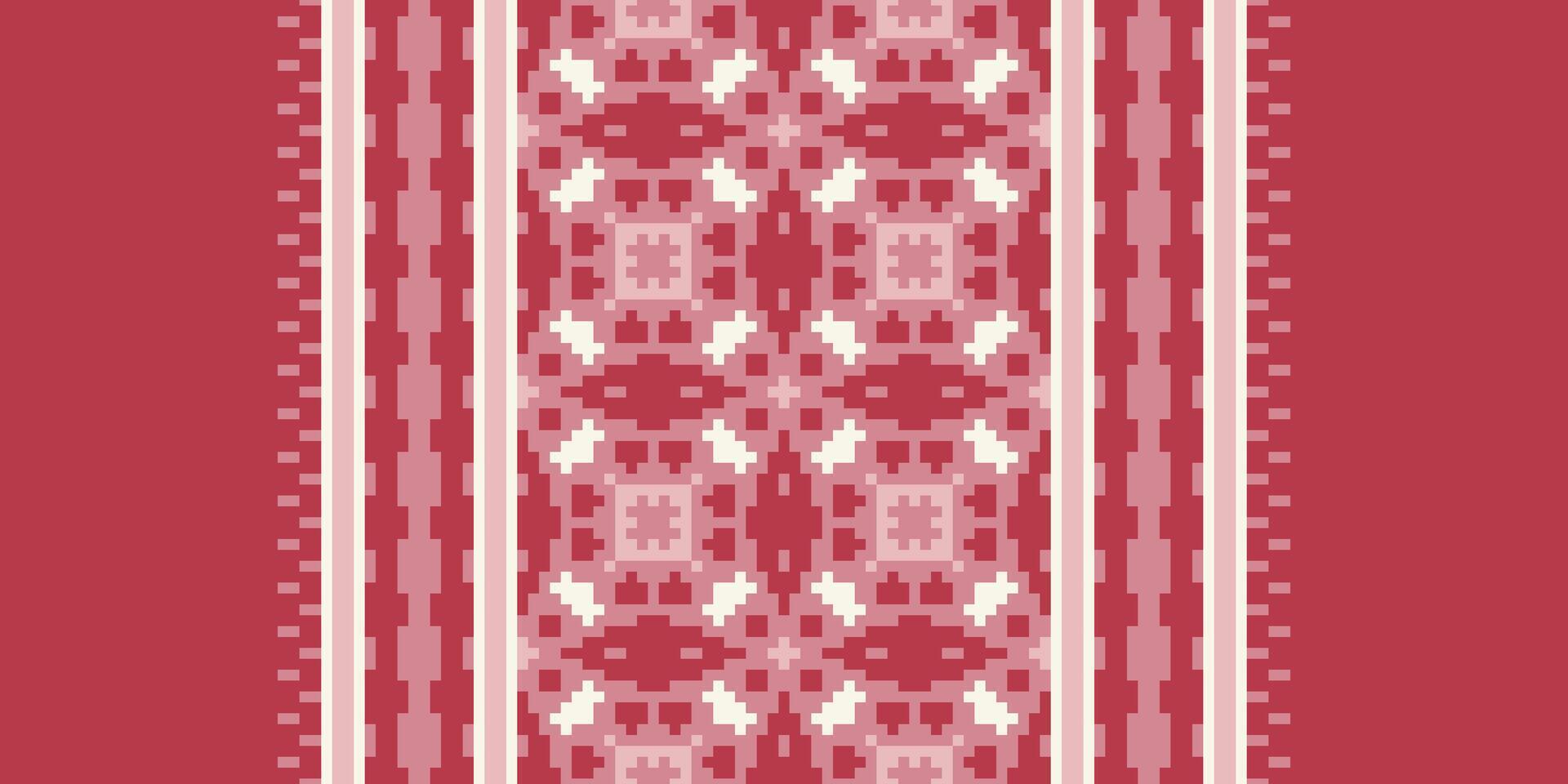 Patchwork pattern Seamless Bandana print silk Motif embroidery, Pixel Ikat embroidery Design for Print jacquard slavic pattern folklore pattern kente arabesque vector