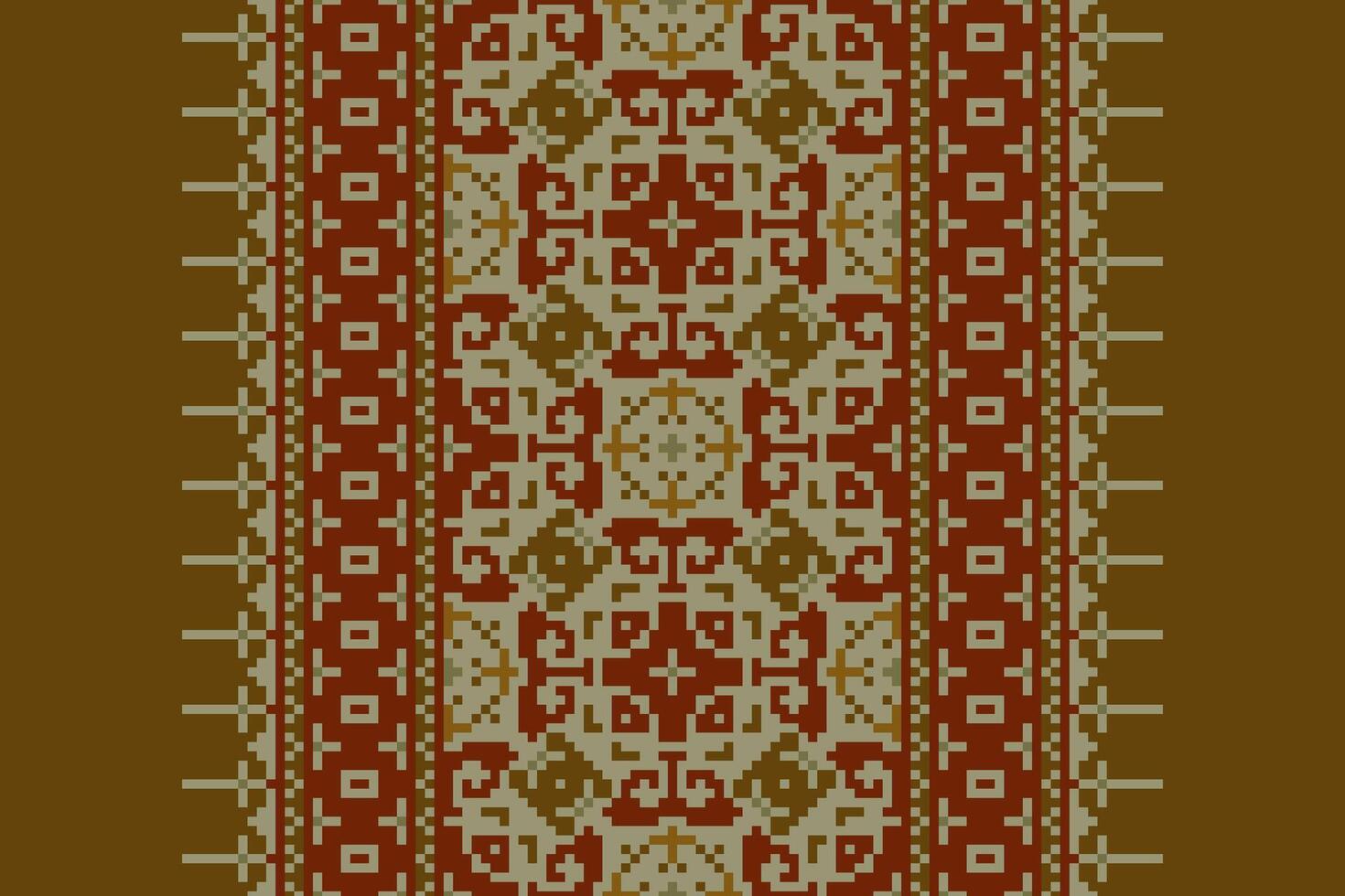 Kilim Pattern Seamless Australian aboriginal pattern Motif embroidery, Pixel Ikat embroidery Design for Print figure tribal ink on cloth patola sari vector
