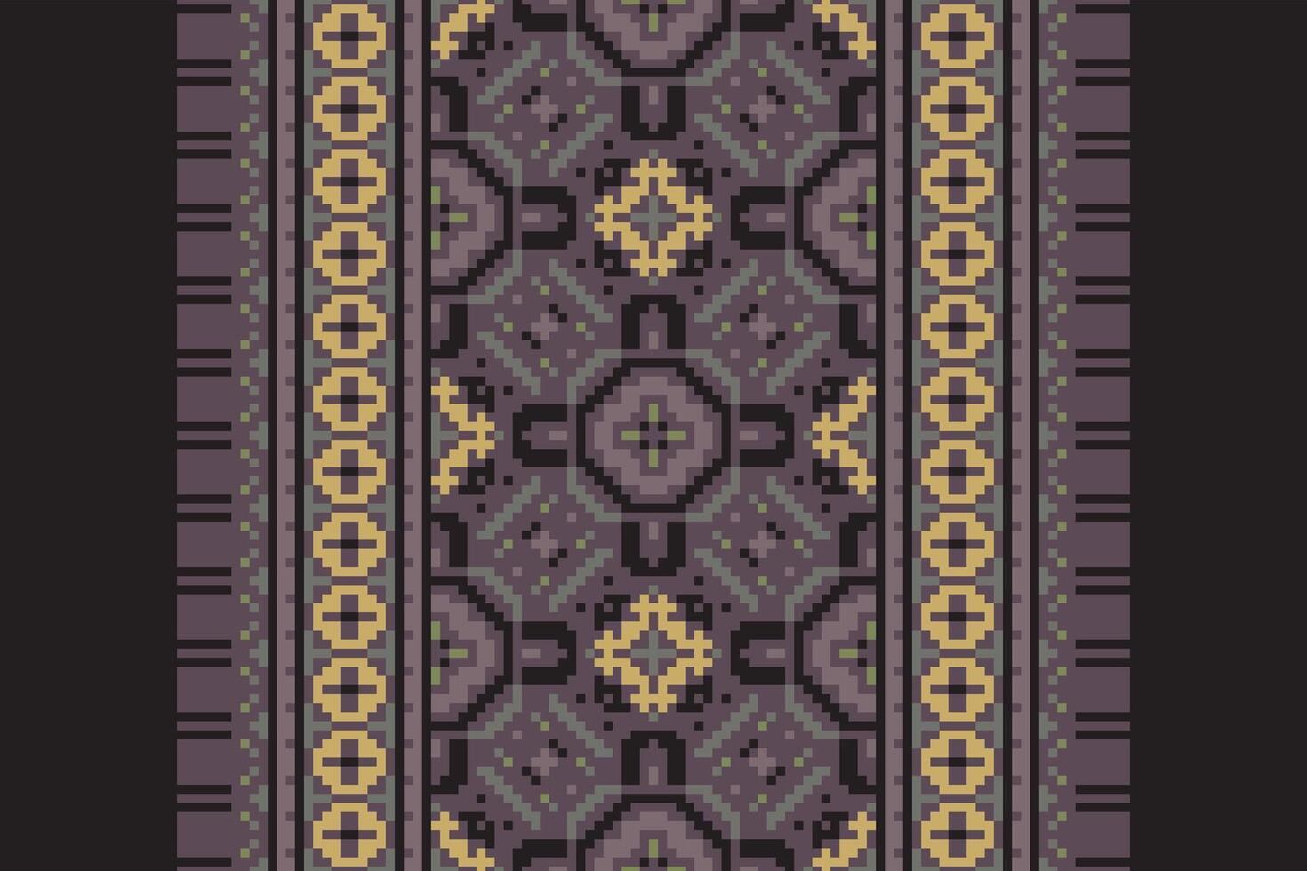 Dupatta Pattern Seamless Native American, Motif embroidery, Pixel Ikat embroidery Design for Print lace pattern turkish ceramic ancient egypt art jacquard pattern vector
