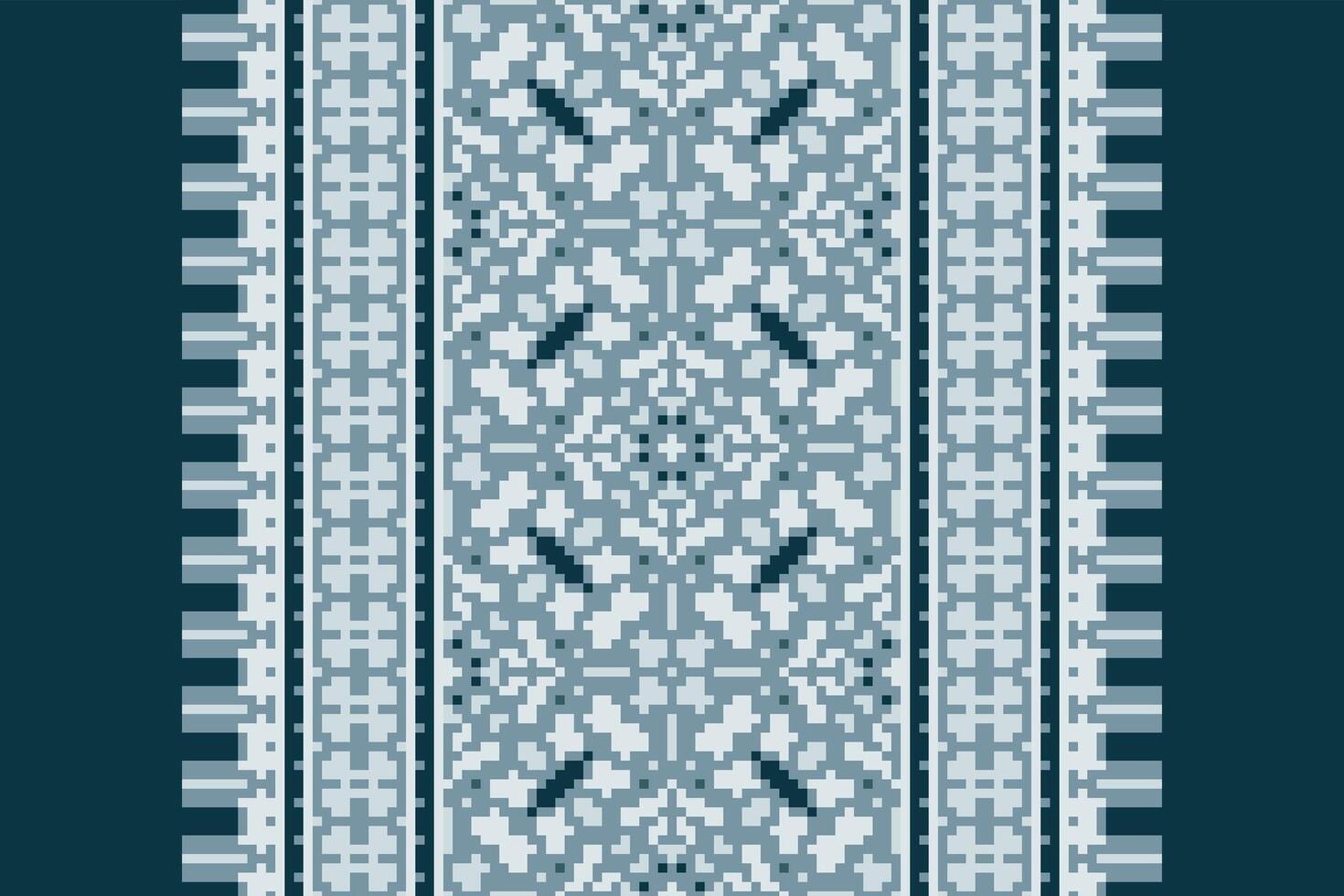Dupatta Pattern Seamless Bandana print silk Motif embroidery, Pixel Ikat embroidery Design for Print lace pattern seamless pattern vintage shibori jacquard seamless vector