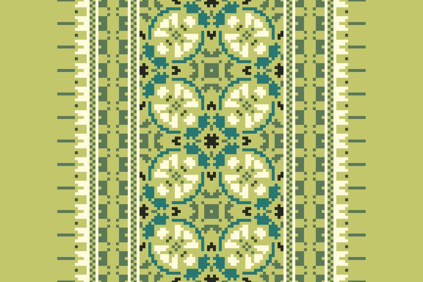 Dupatta Pattern Seamless Australian aboriginal pattern Motif embroidery, Pixel Ikat embroidery Design for Print scarf hijab pattern kerchief Pixel Ikat Silk kurti model mughal patterns vector