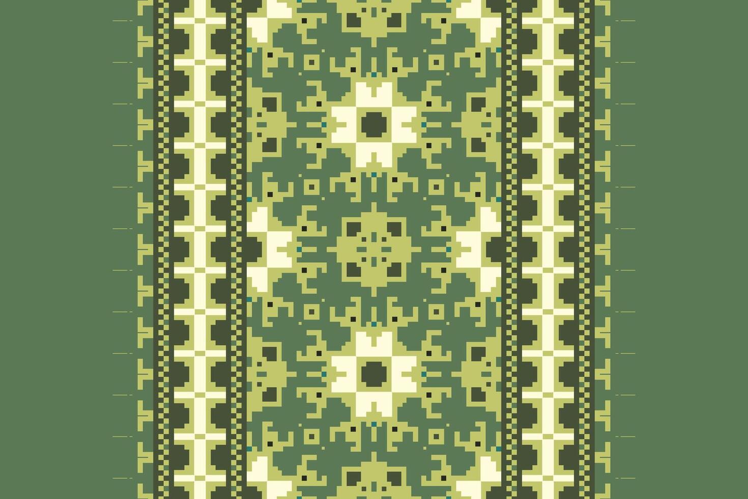 Dupatta Pattern Seamless Australian aboriginal pattern Motif embroidery, Pixel Ikat embroidery Design for Print 60s paisley tie dye damascus ornament rugs hipster kurta pajama vector