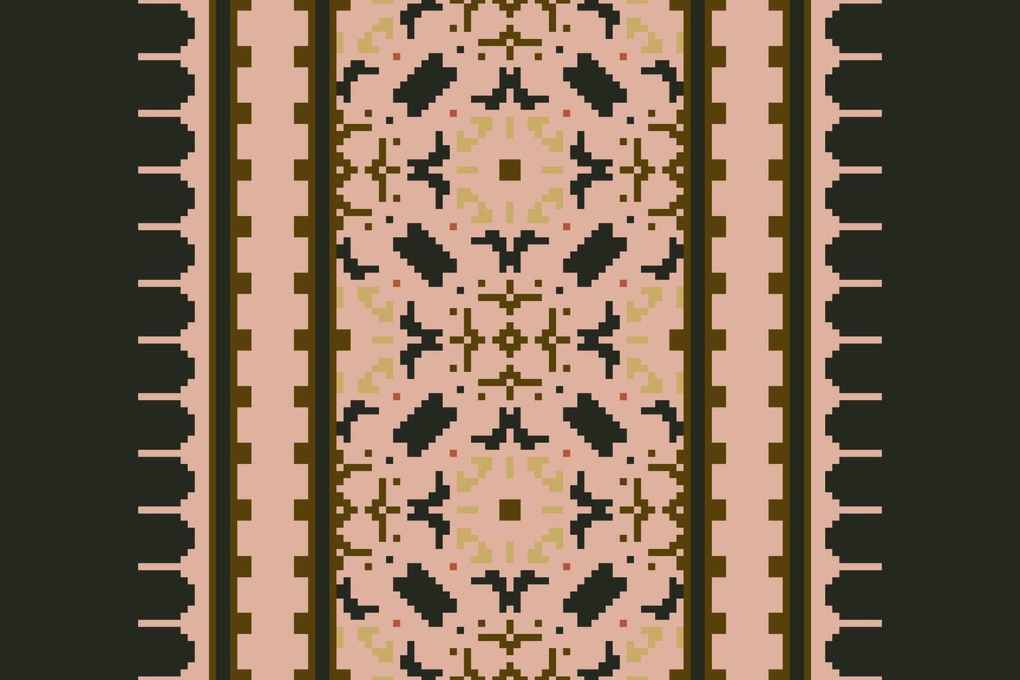 Dupatta Pattern Seamless Australian aboriginal pattern Motif embroidery, Pixel Ikat embroidery Design for Print lace pattern turkish ceramic ancient egypt art jacquard pattern vector