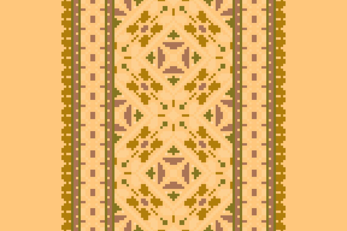 Salwar Pattern Seamless Native American, Motif embroidery, Pixel Ikat embroidery Design for Print tapestry floral kimono repeat pattern lacing spanish motif vector