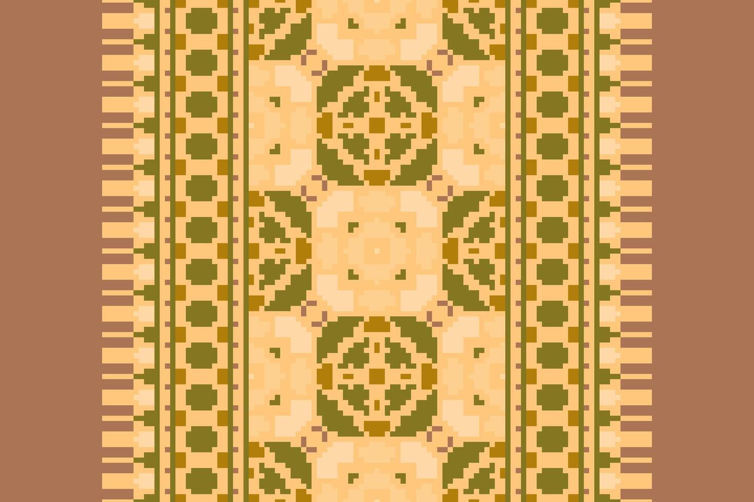 Salwar Pattern Seamless Native American, Motif embroidery, Pixel Ikat embroidery Design for Print kurta pattern mughal motifs tapestry pattern floral repeat vector