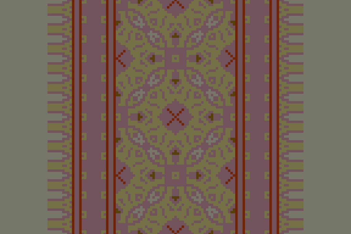 Salwar Pattern Seamless Bandana print silk Motif embroidery, Pixel Ikat embroidery Design for Print pattern vintage flower folk navajo patchwork pattern vector