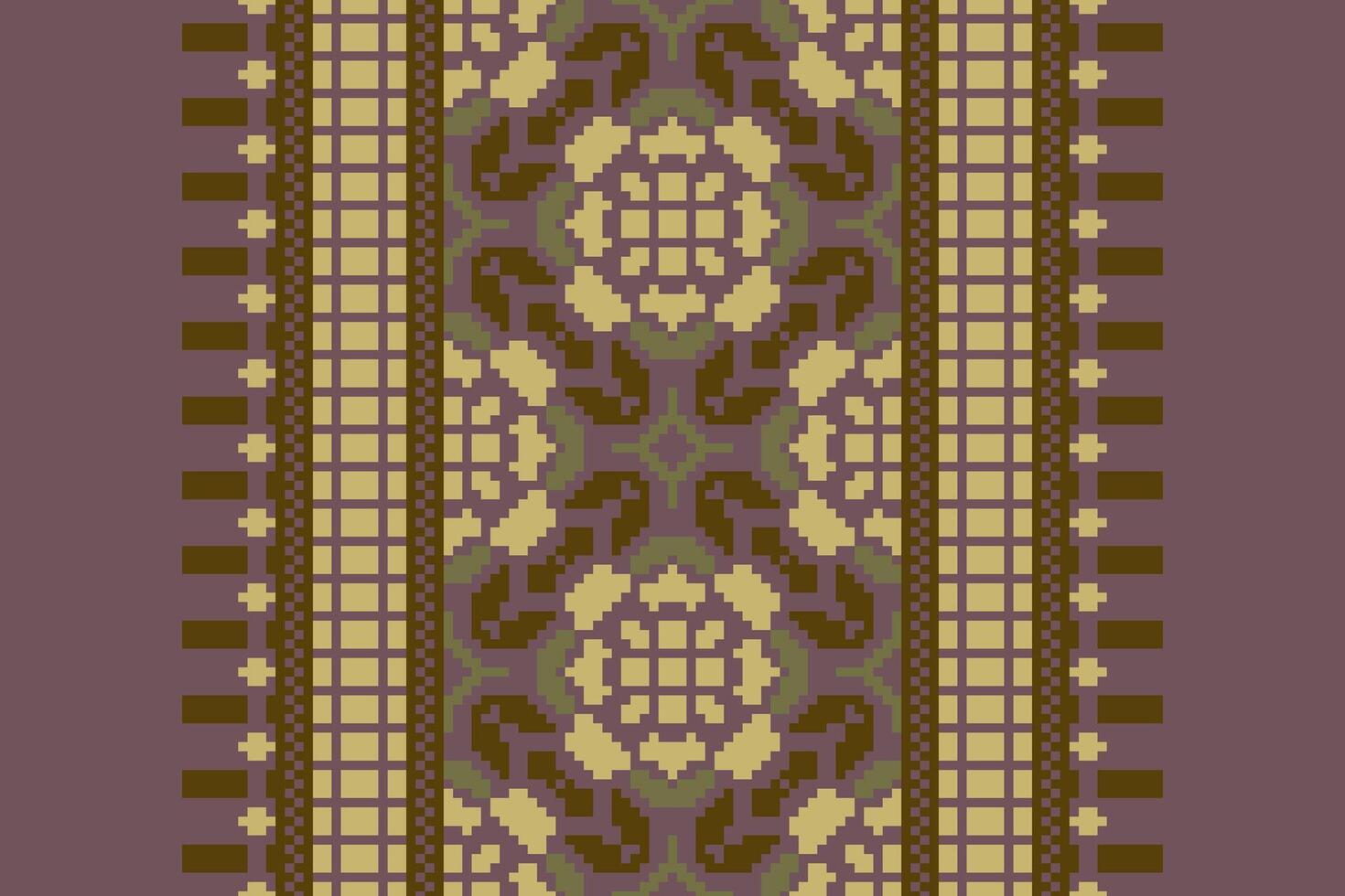 Salwar Pattern Seamless Bandana print silk Motif embroidery, Pixel Ikat embroidery Design for Print tapestry floral kimono repeat pattern lacing spanish motif vector