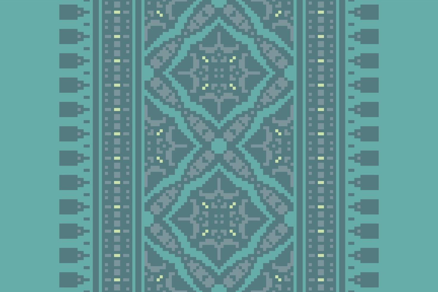 Salwar Pattern Seamless Australian aboriginal pattern Motif embroidery, Pixel Ikat embroidery Design for Print endless arabesque cloth dupatta shawl bandana print silk kurta men vector