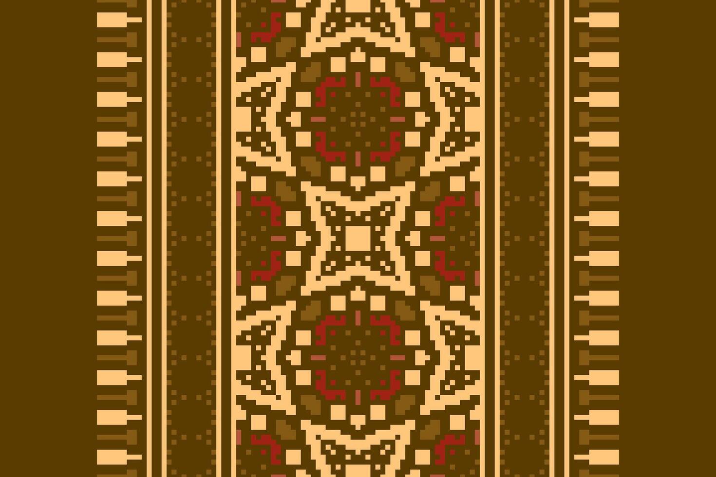Salwar Pattern Seamless Australian aboriginal pattern Motif embroidery, Pixel Ikat embroidery Design for Print indigenous art aboriginal art pattern floral kurti mughal border vector