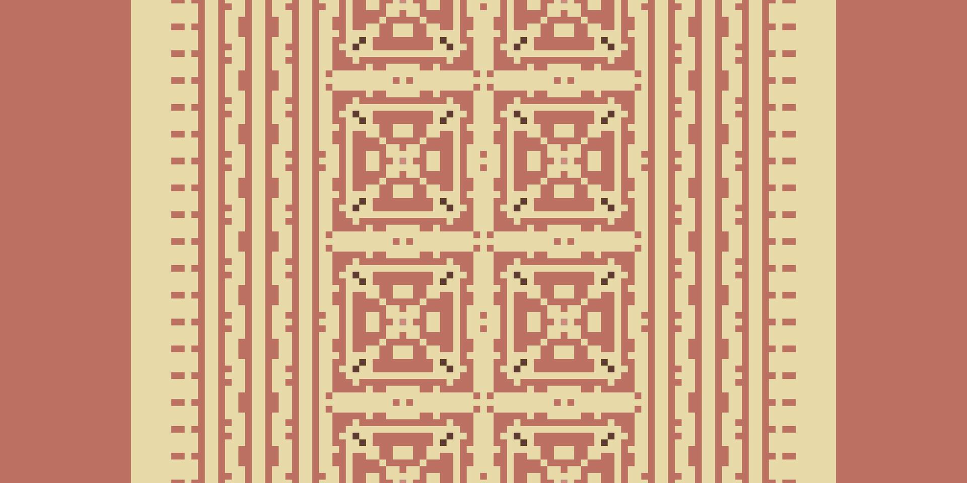 Patchwork pattern Seamless Australian aboriginal pattern Motif embroidery, Pixel Ikat embroidery Design for Print figure tribal ink on cloth patola sari vector