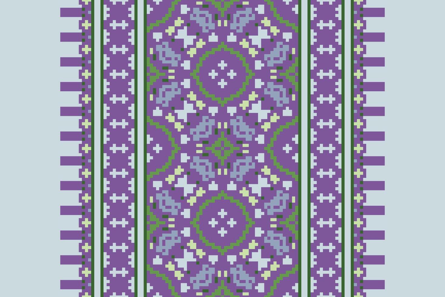 Salwar Pattern Seamless Mughal architecture Motif embroidery, Pixel Ikat embroidery Design for Print scandinavian pattern saree ethnic nativity gypsy pattern vector