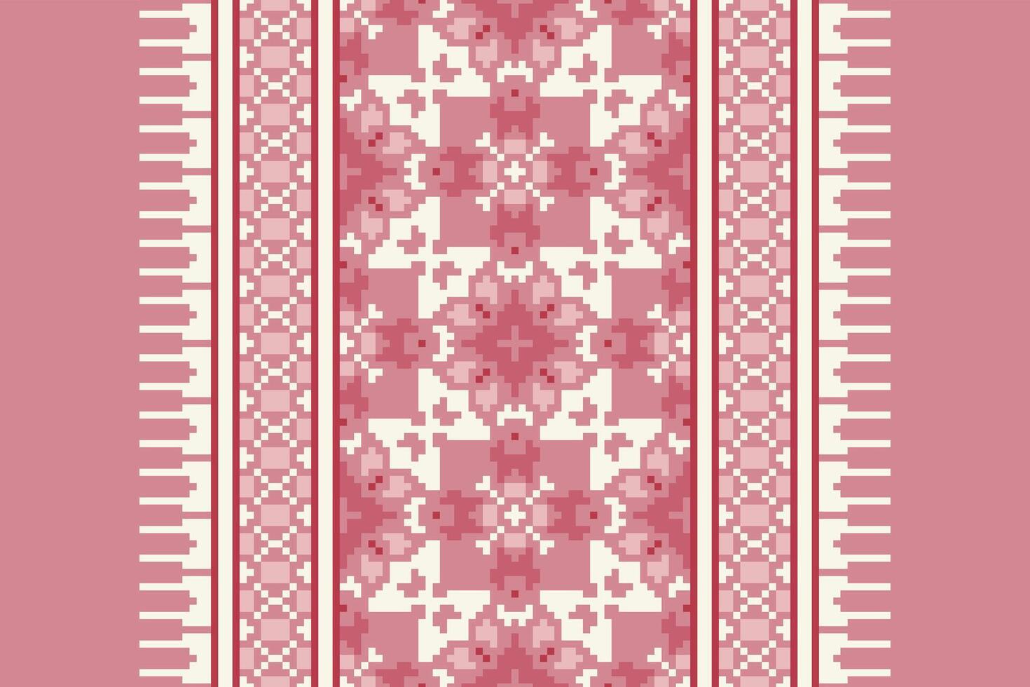 Anarkali Pattern Seamless Native American, Motif embroidery, Pixel Ikat embroidery Design for Print scandinavian pattern saree ethnic nativity gypsy pattern vector