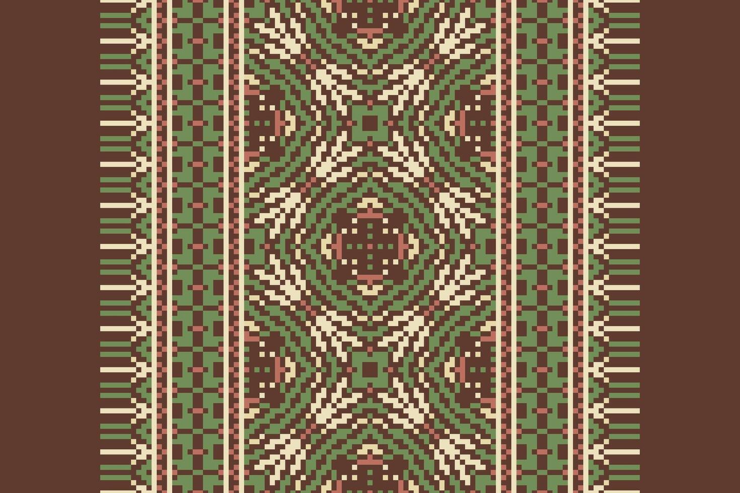 Anarkali Pattern Seamless Native American, Motif embroidery, Pixel Ikat embroidery Design for Print kurta pattern mughal motifs tapestry pattern floral repeat vector
