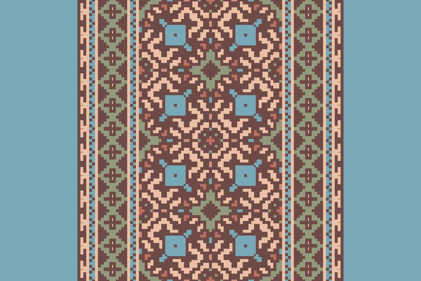 Anarkali Pattern Seamless Australian aboriginal pattern Motif embroidery, Pixel Ikat embroidery Design for Print indonesian batik motif embroidery native american kurta mughal design vector