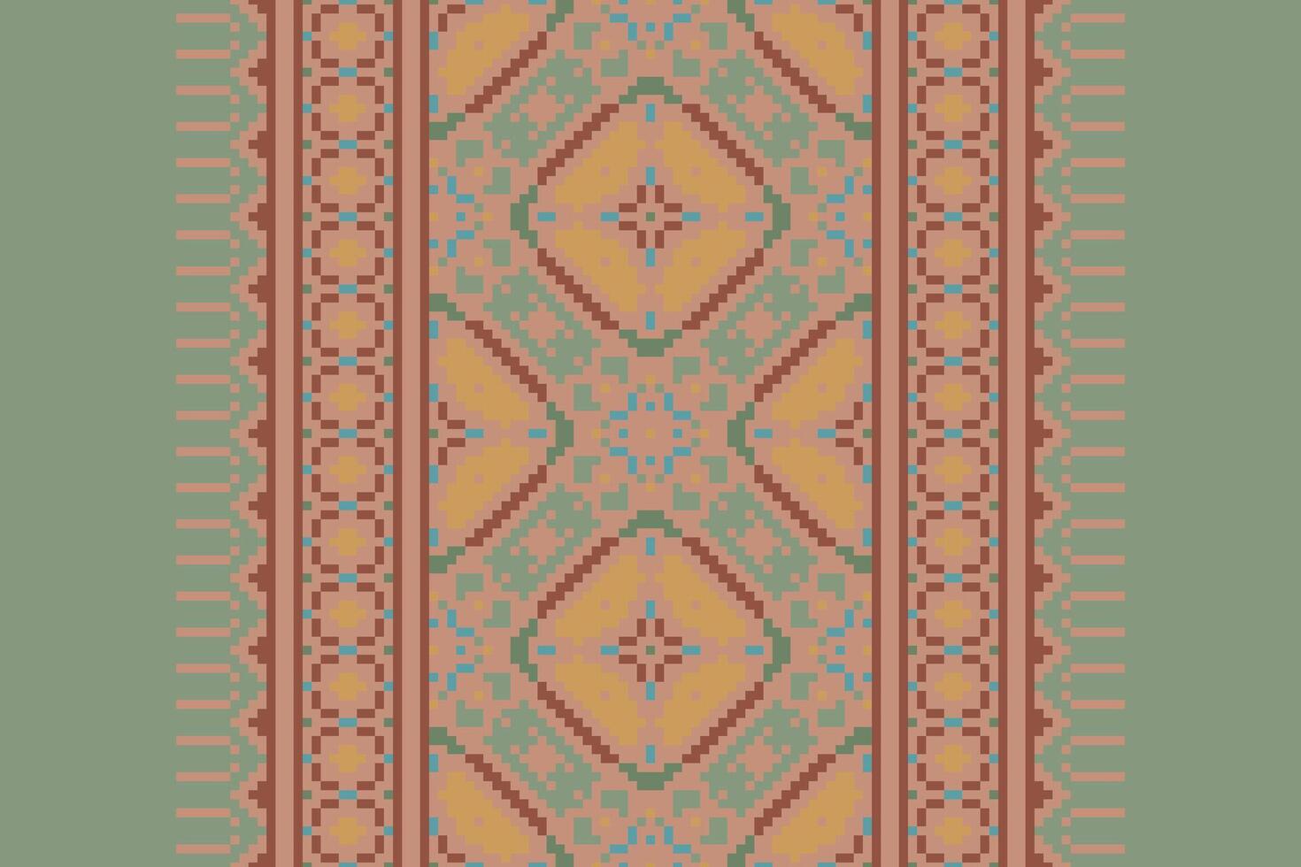 Anarkali Pattern Seamless Australian aboriginal pattern Motif embroidery, Pixel Ikat embroidery Design for Print scandinavian pattern saree ethnic nativity gypsy pattern vector