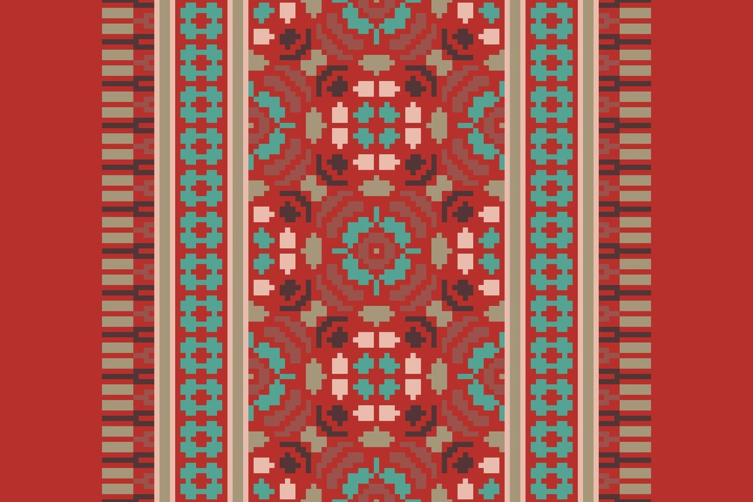 Anarkali Pattern Seamless Scandinavian pattern Motif embroidery, Pixel Ikat embroidery Design for Print australian curtain pattern geometric pillow model kurti mughal flowers vector