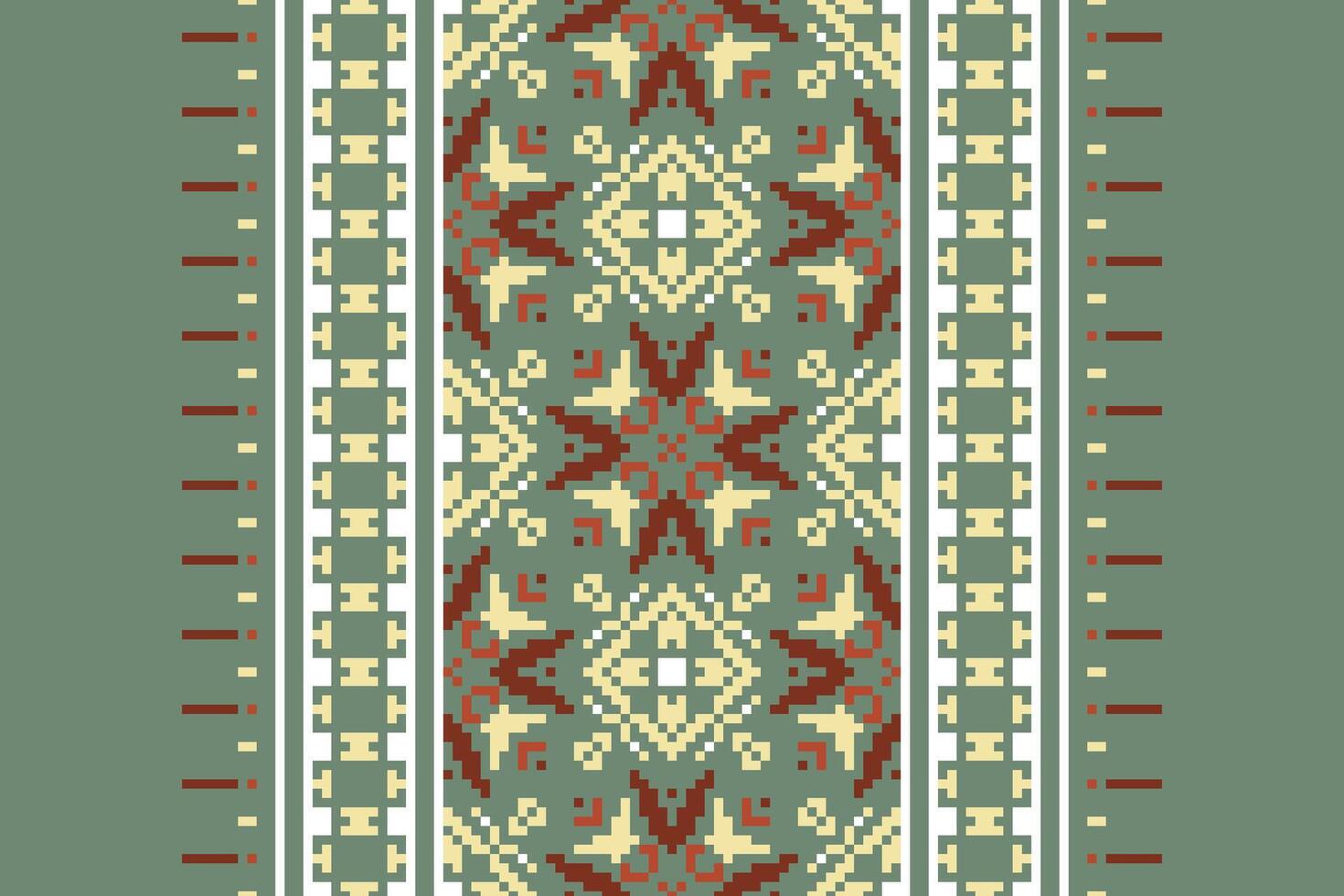 Anarkali Pattern Seamless Scandinavian pattern Motif embroidery, Pixel Ikat embroidery Design for Print lace pattern seamless pattern vintage shibori jacquard seamless vector