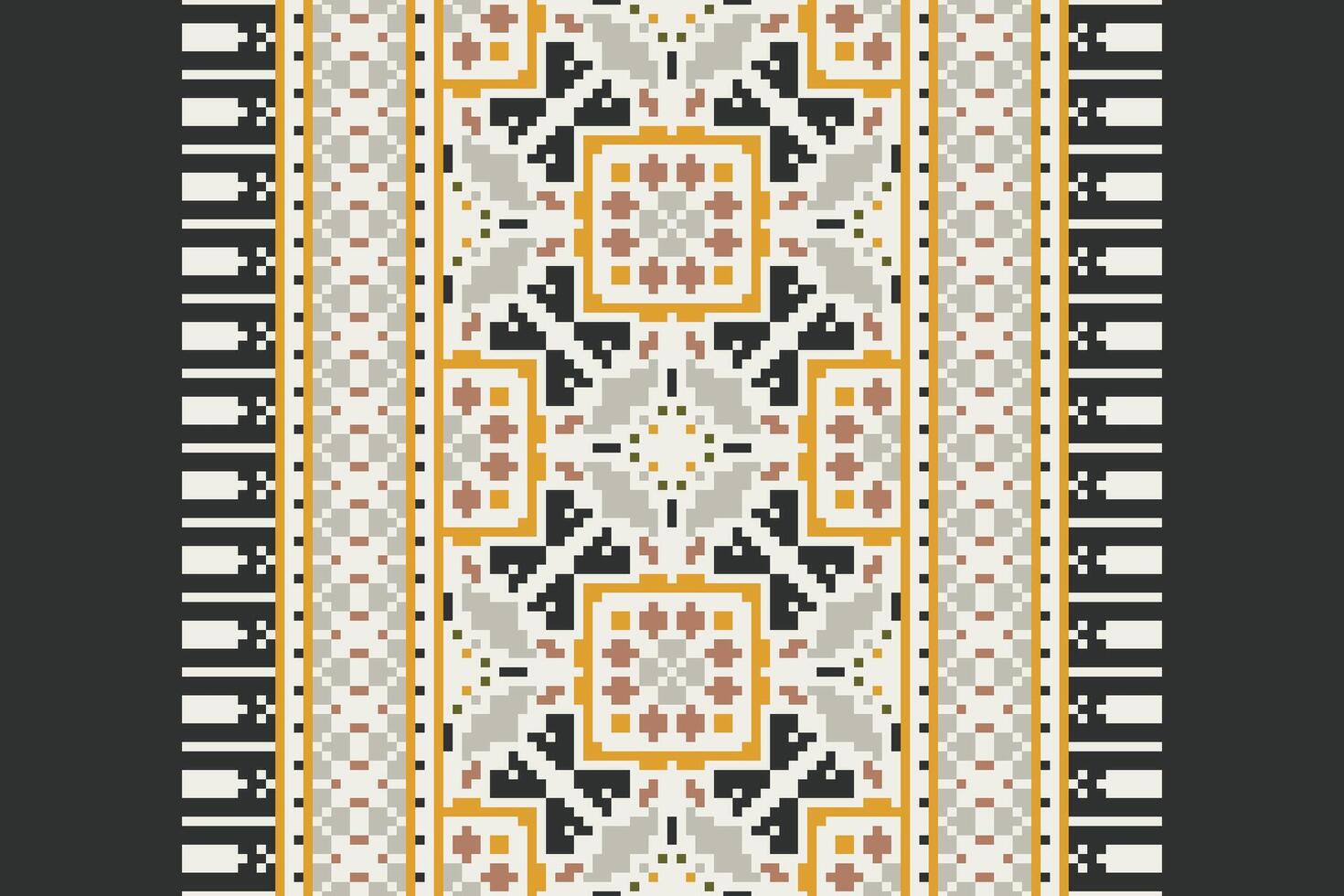 Anarkali Pattern Seamless Scandinavian pattern Motif embroidery, Pixel Ikat embroidery Design for Print egyptian hieroglyphs tibetan geo pattern vector