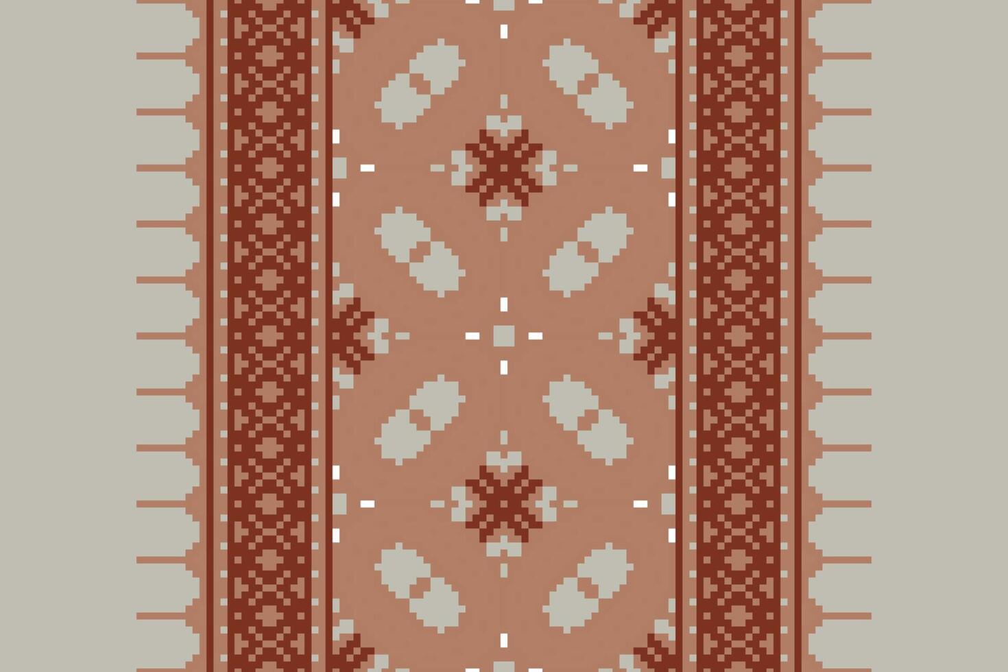 Anarkali Pattern Seamless Scandinavian pattern Motif embroidery, Pixel Ikat embroidery Design for Print jacquard slavic pattern folklore pattern kente arabesque vector