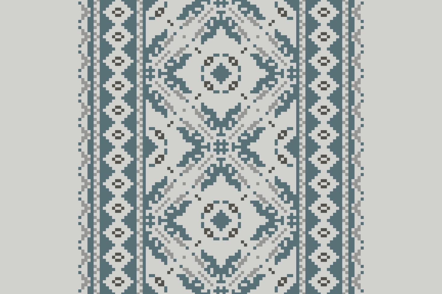 Anarkali frock design Seamless Native American, Motif embroidery, Pixel Ikat embroidery Design for Print egyptian pattern tibetan mandala bandanna vector