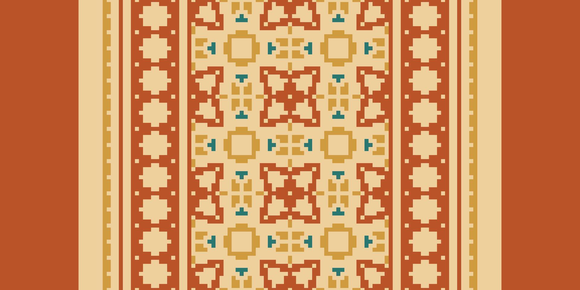 Patchwork pattern Seamless Scandinavian pattern Motif embroidery, Pixel Ikat embroidery Design for Print 60s paisley tie dye damascus ornament rugs hipster kurta pajama vector