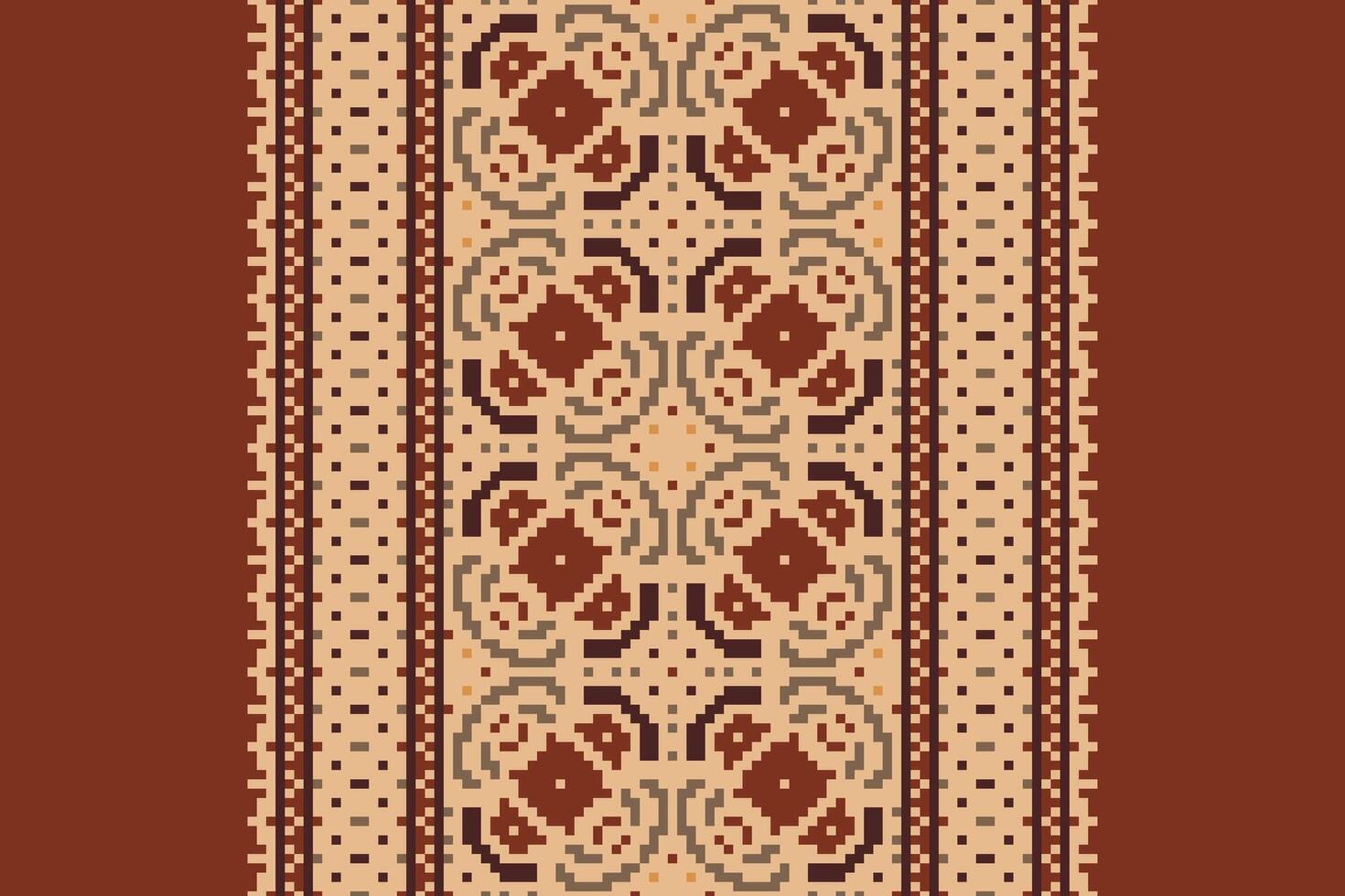 Anarkali frock design Seamless Australian aboriginal pattern Motif embroidery, Pixel Ikat embroidery Design for Print scandinavian pattern saree ethnic nativity gypsy pattern vector