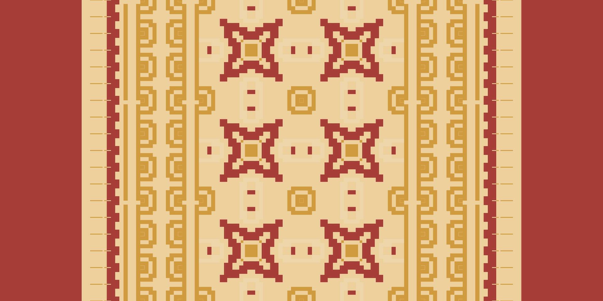 Patchwork pattern Seamless Scandinavian pattern Motif embroidery, Pixel Ikat embroidery Design for Print indigenous art aboriginal art pattern floral kurti mughal border vector