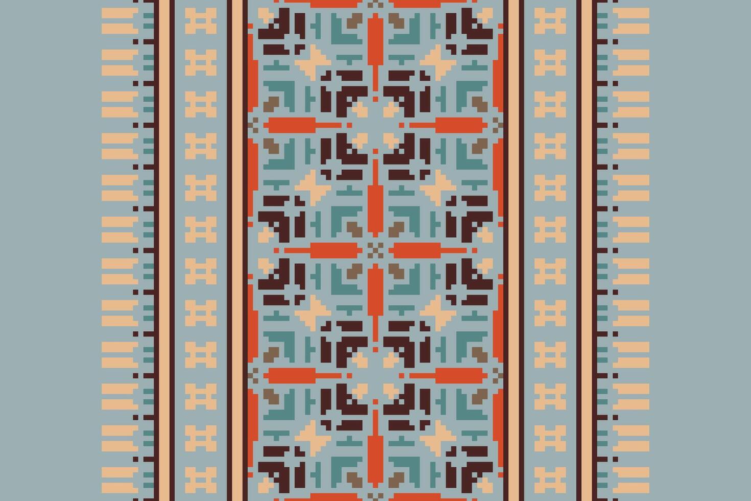 Anarkali frock design Seamless Mughal architecture Motif embroidery, Pixel Ikat embroidery Design for Print 60s paisley tie dye damascus ornament rugs hipster kurta pajama vector