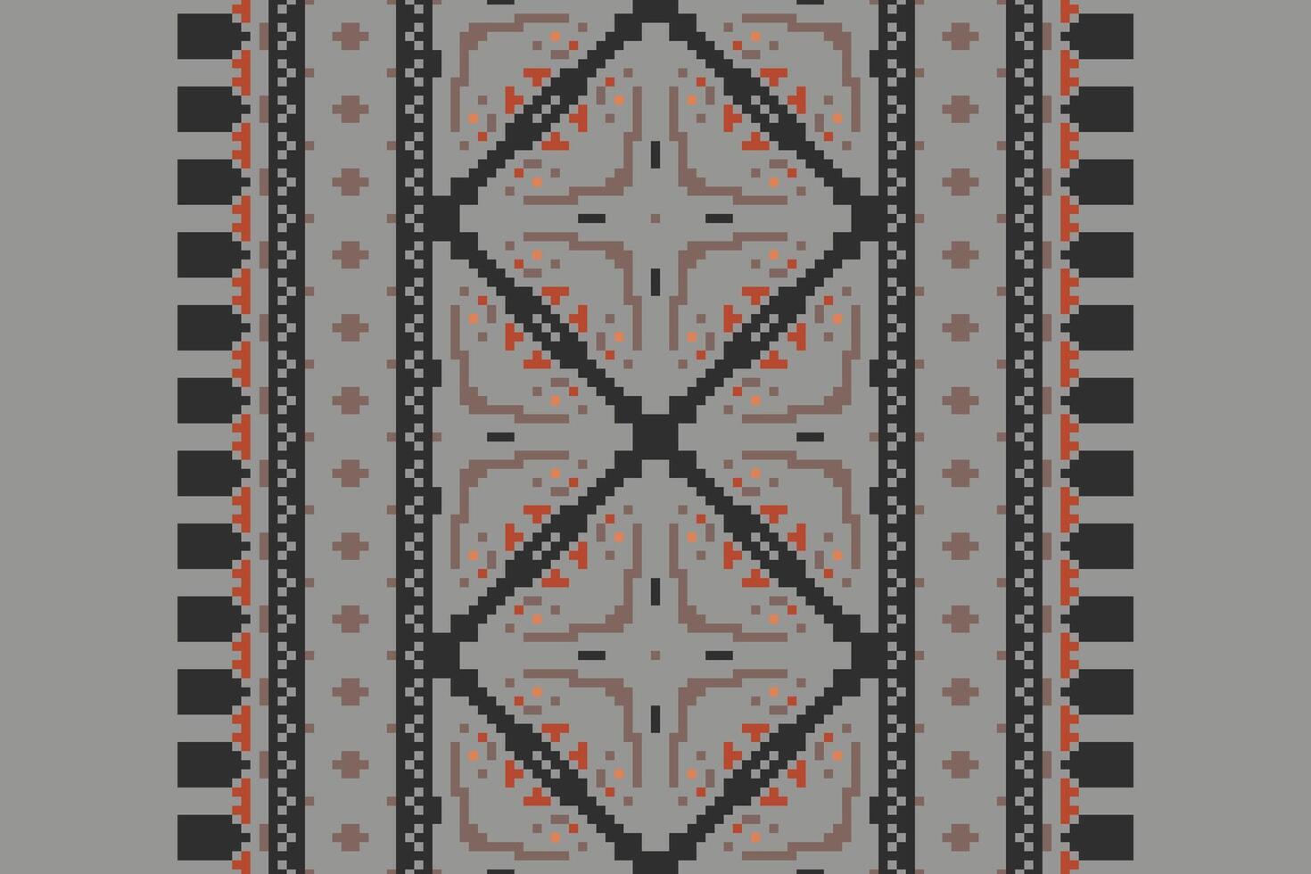 Kurta Pattern Seamless Native American, Motif embroidery, Pixel Ikat embroidery Design for Print kurta pattern mughal motifs tapestry pattern floral repeat vector