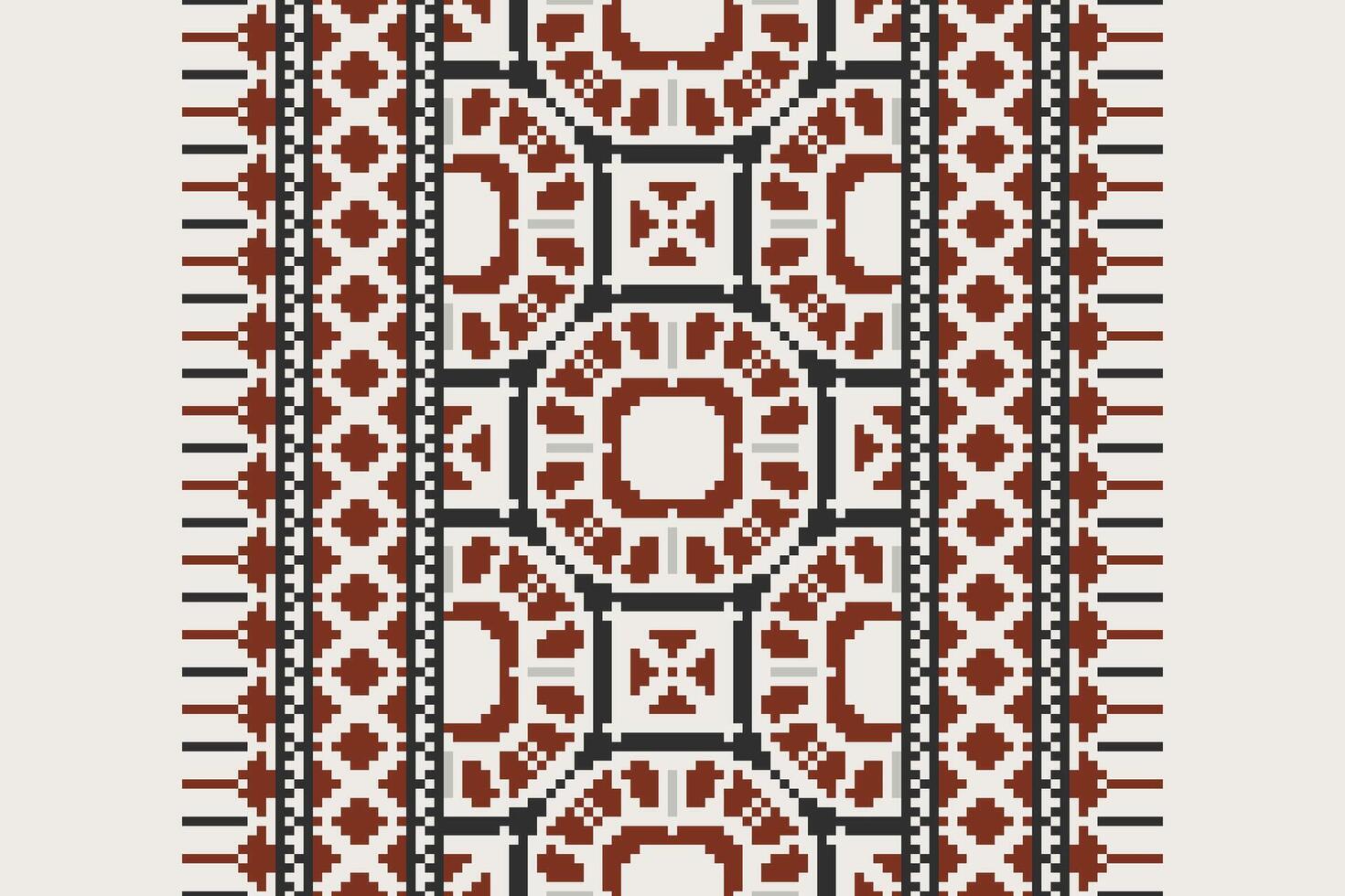 Kurta Pattern Seamless Native American, Motif embroidery, Pixel Ikat embroidery Design for Print egyptian hieroglyphs tibetan geo pattern vector