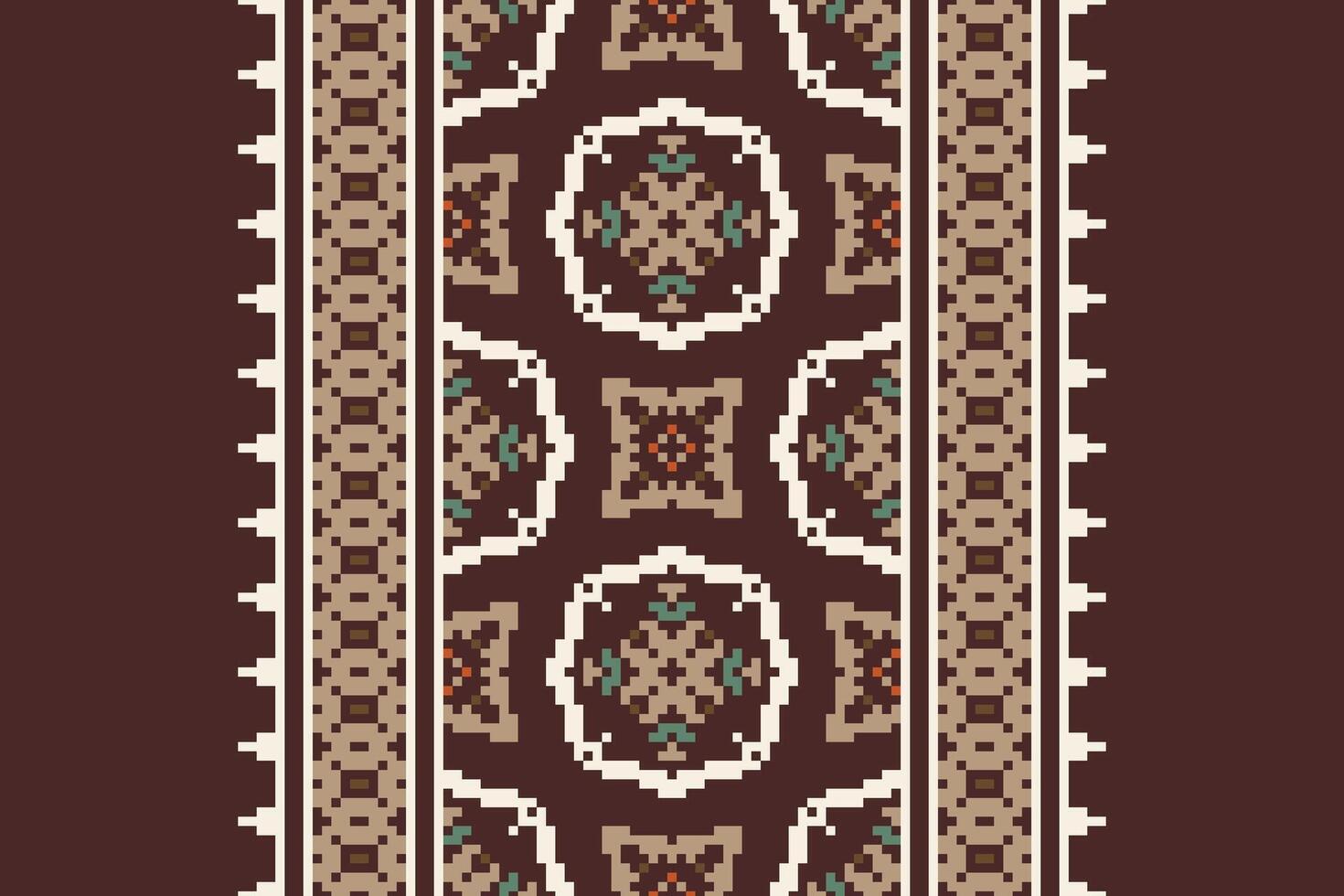 Kurta Pattern Seamless Australian aboriginal pattern Motif embroidery, Pixel Ikat embroidery Design for Print scarf hijab pattern kerchief Pixel Ikat Silk kurti model mughal patterns vector