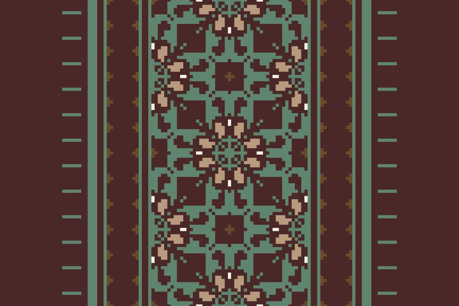 Kurta Pattern Seamless Australian aboriginal pattern Motif embroidery, Pixel Ikat embroidery Design for Print indonesian batik motif embroidery native american kurta mughal design vector