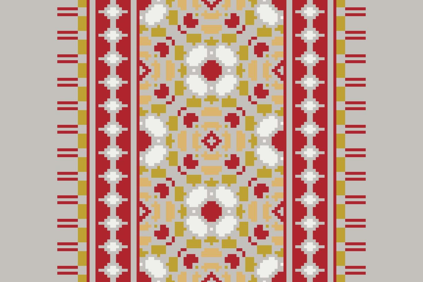 Kurta Pattern Seamless Australian aboriginal pattern Motif embroidery, Pixel Ikat embroidery Design for Print endless arabesque cloth dupatta shawl bandana print silk kurta men vector