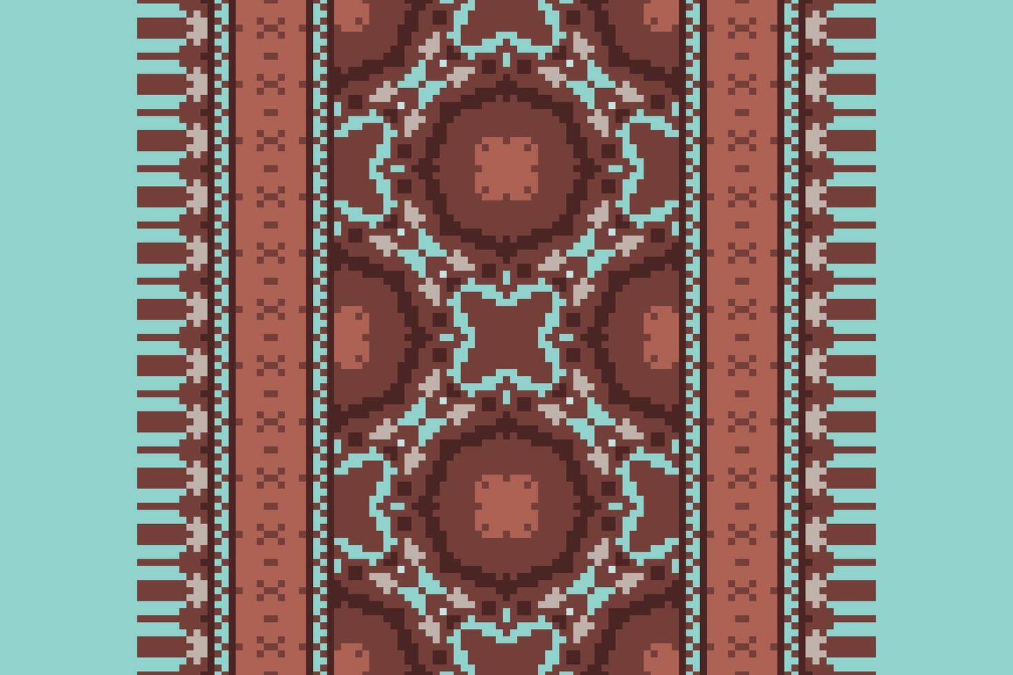 Kurta Pattern Seamless Mughal architecture Motif embroidery, Pixel Ikat embroidery Design for Print 60s paisley tie dye damascus ornament rugs hipster kurta pajama vector