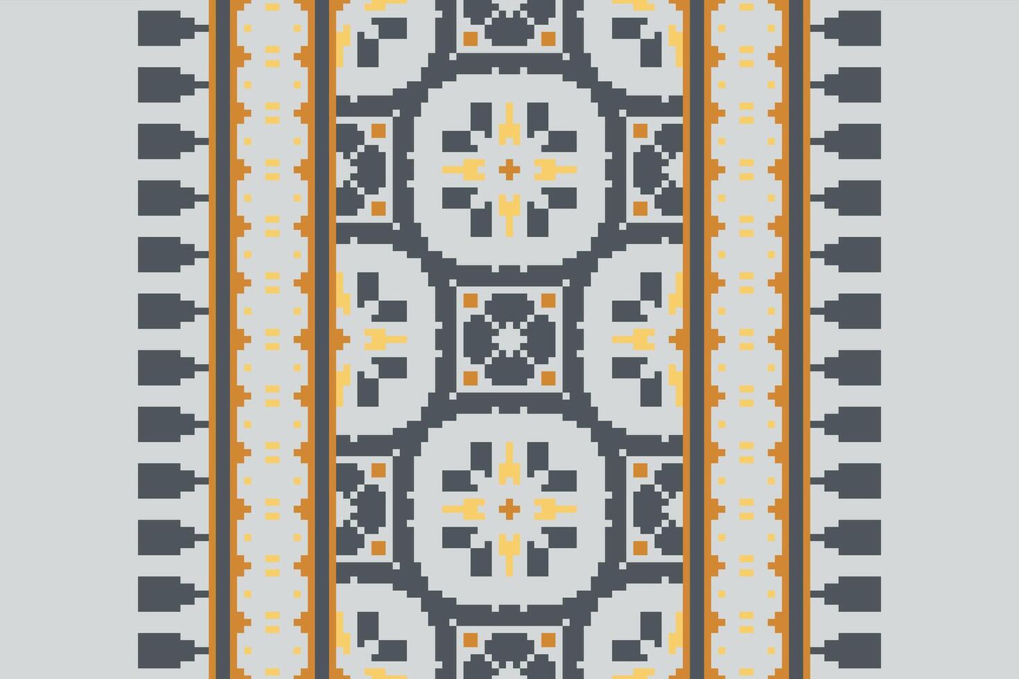 Punjabi Pattern Seamless Native American, Motif embroidery, Pixel Ikat embroidery Design for Print scarf hijab pattern kerchief Pixel Ikat Silk kurti model mughal patterns vector
