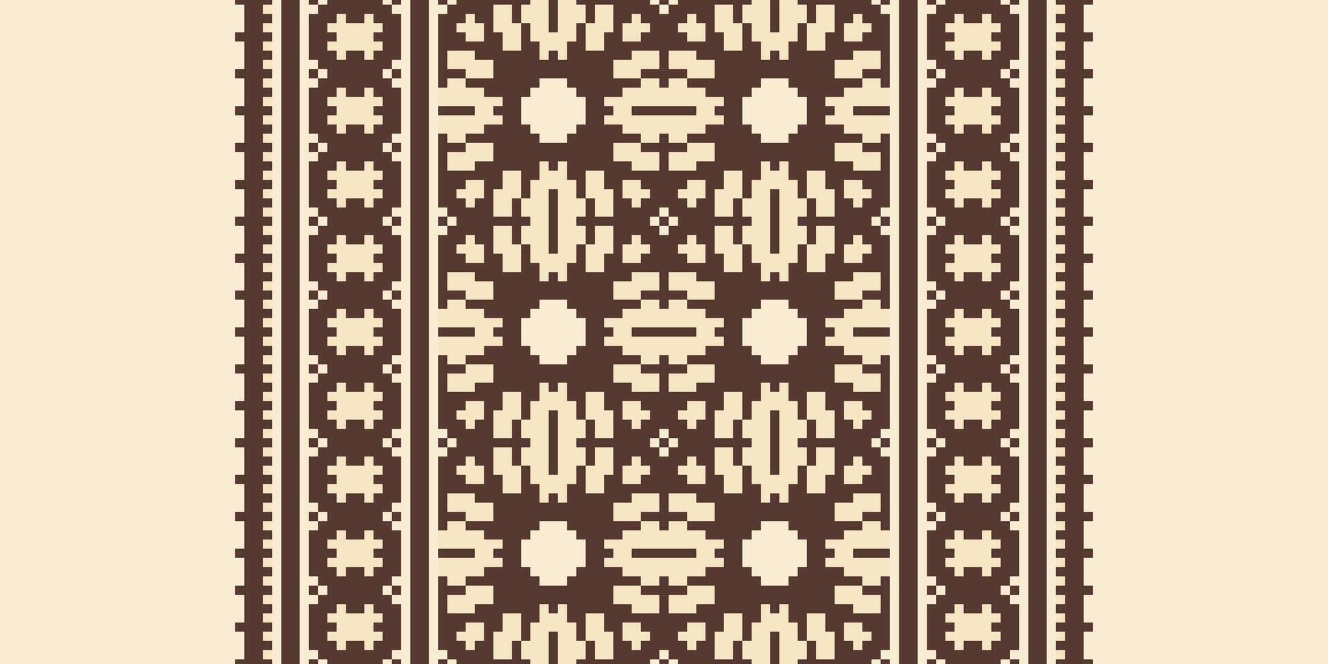 Tie dye Pattern Seamless Native American, Motif embroidery, Pixel Ikat embroidery Design for Print Texture fabric saree sari carpet. kurta patola saree vector