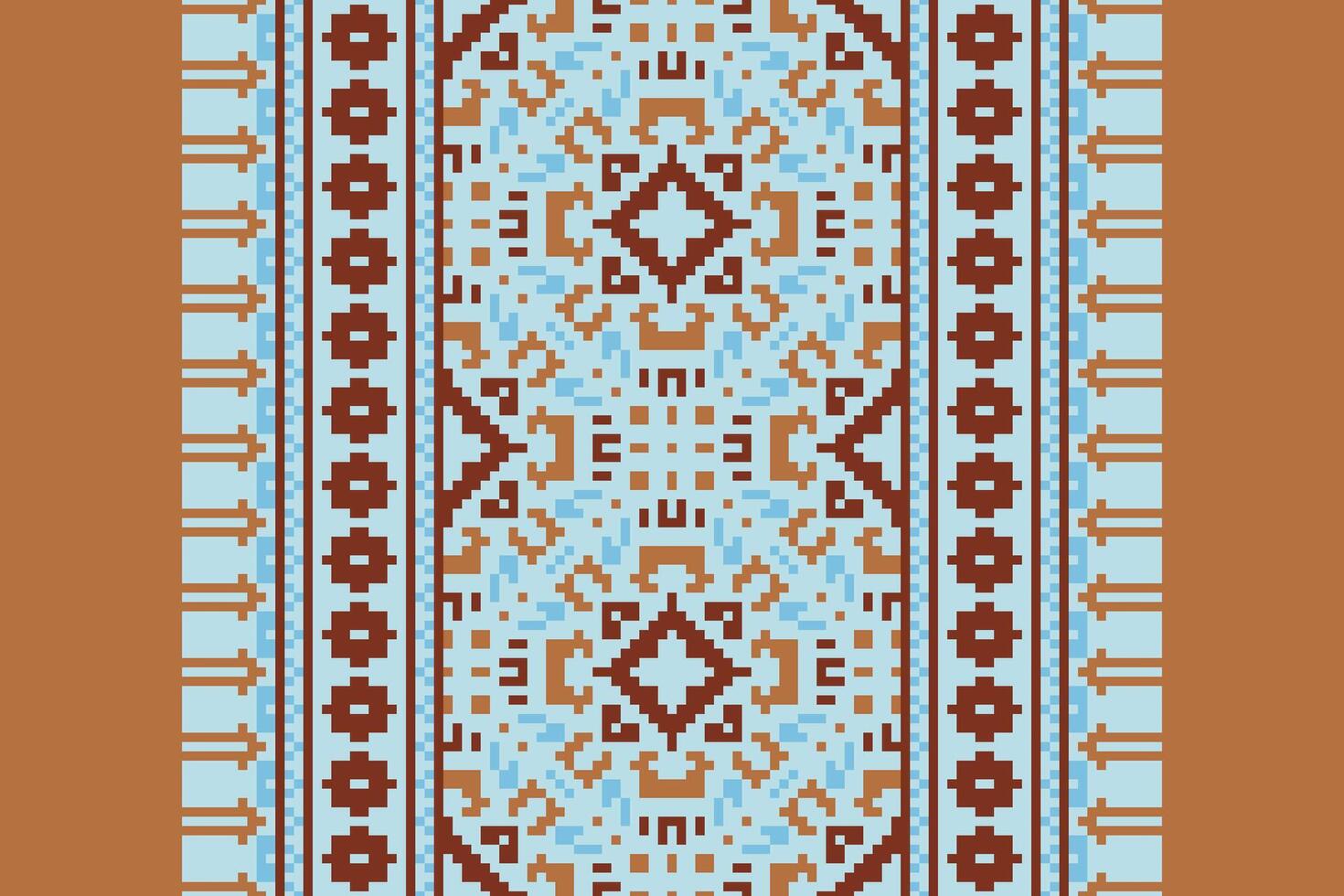 Kurta Pattern Seamless Scandinavian pattern Motif embroidery, Pixel Ikat embroidery Design for Print border embroidery ancient egypt vector