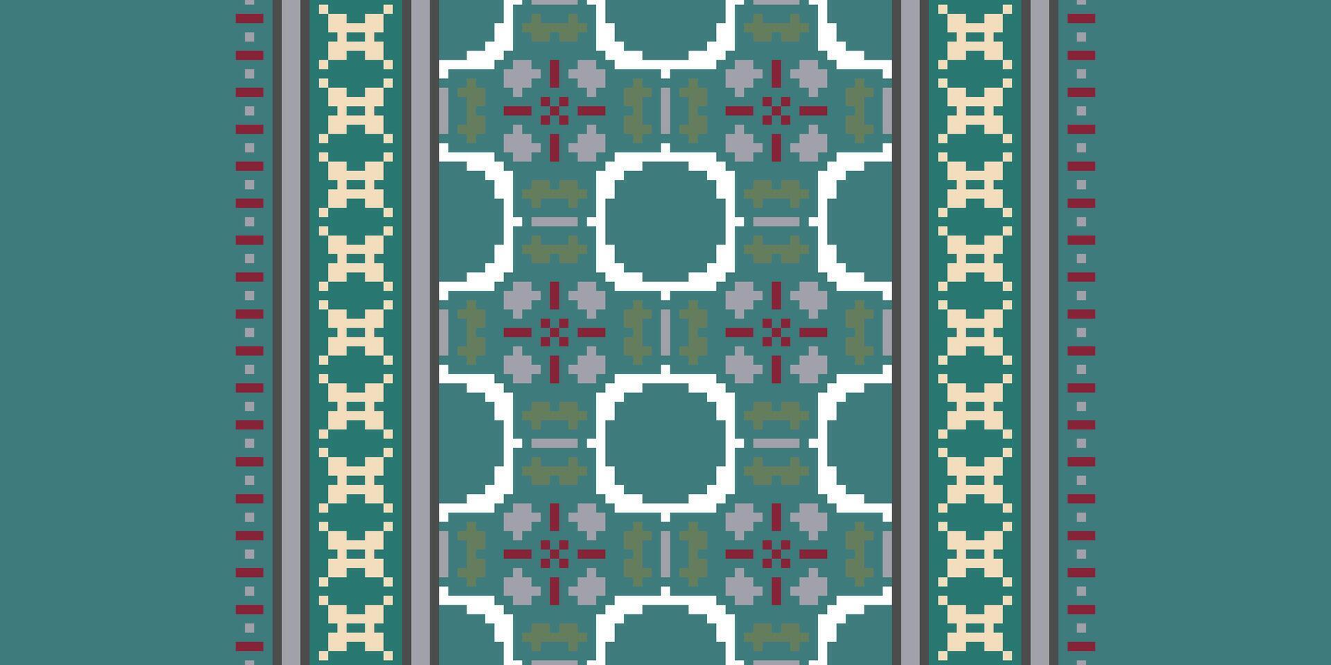 Tie dye Pattern Seamless Native American, Motif embroidery, Pixel Ikat embroidery Design for Print scarf hijab pattern kerchief Pixel Ikat Silk kurti model mughal patterns vector